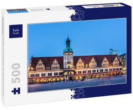 Lais Puzzle - Ansicht des Leipziger Marktplatzes, Bundesland Sachsen. Deutschland. - 500 Teile