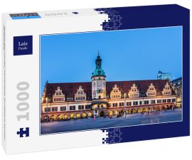 Lais Puzzle - Ansicht des Leipziger Marktplatzes, Bundesland Sachsen. Deutschland. - 1.000 Teile