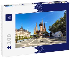 Lais Puzzle - Ansicht des Marktplatzes, Wiesbaden, Hessen, Deutschland. - 100 Teile
