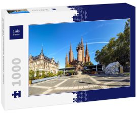 Lais Puzzle - Ansicht des Marktplatzes, Wiesbaden, Hessen, Deutschland. - 1.000 Teile