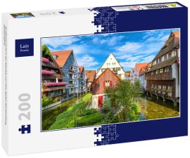 Lais Puzzle - Straßenansicht in der Altstadt von Ulm, Baden Württemberg, Deutschland - 200 Teile