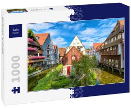 Lais Puzzle - Straßenansicht in der Altstadt von Ulm, Baden Württemberg, Deutschland - 1.000 Teile