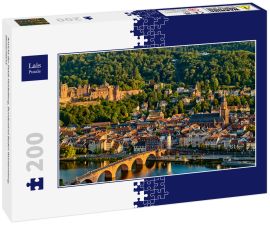 Lais Puzzle - Ansicht der Stadt Heidelberg, Bundesland Baden Württemberg, Deutschland - 200 Teile