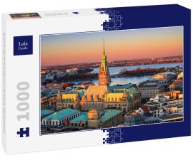 Lais Puzzle - Ansicht des Rathauses von Hamburg, Deutschland. - 1.000 Teile