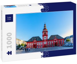 Lais Puzzle - Ansicht des Marktplatzes und des Alten Rathauses, Mannheim, Deutschland - 1.000 Teile