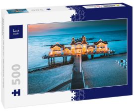 Lais Puzzle - Blick auf Sellin Pier bei Sonnenuntergang, Ostsee, Deutschland. - 500 Teile