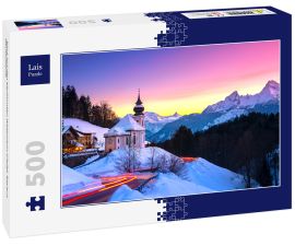 Lais Puzzle - Blick auf den berühmten Watzmann-Gipfel, Bayern, Deutschland   - 500 Teile