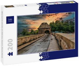 Lais Puzzle - Blick auf die Brücke am Edersee, Hessen, Deutschland.  - 200 Teile