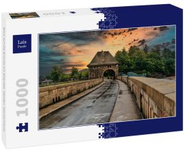 Lais Puzzle - Blick auf die Brücke am Edersee, Hessen, Deutschland.  - 1.000 Teile