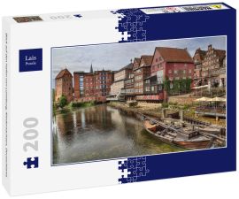 Lais Puzzle - Blick auf den Hafen von Lüneburg, Niedersachsen, Deutschland. - 200 Teile