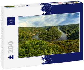 Lais Puzzle - Blick auf die Saarschleife in Mettlach, Saarland, Deutschland. - 200 Teile