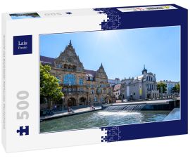 Lais Puzzle - Ansicht des Bielefelder Rathauses, Deutschland. - 500 Teile