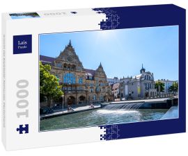 Lais Puzzle - Ansicht des Bielefelder Rathauses, Deutschland. - 1.000 Teile
