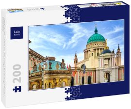 Lais Puzzle - Ansicht der Nikolaikirche und des Landtags, Brandenburg in Potsdam, Deutschland - 200 Teile