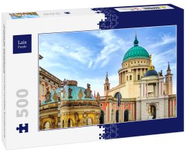 Lais Puzzle - Ansicht der Nikolaikirche und des Landtags, Brandenburg in Potsdam, Deutschland - 500 Teile