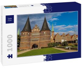 Lais Puzzle - Ansicht des Holstentors, Lübeck, Deutschland. - 1.000 Teile