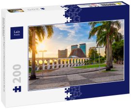 Lais Puzzle - Arcos da Lapa (Lapa-Bogen) und Metropolitan Cathedral in Rio de Janeiro, Brasilien - 200 Teile