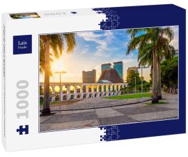Lais Puzzle - Arcos da Lapa (Lapa-Bogen) und Metropolitan Cathedral in Rio de Janeiro, Brasilien - 1.000 Teile