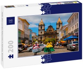 Lais Puzzle - Heller Blick auf den Pelourinho in Salvador, Brasilien - 200 Teile