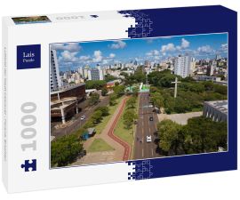 Lais Puzzle - Luftbild der Stadt Cascavel - Paraná, Brasilien - 1.000 Teile
