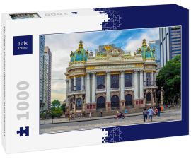 Lais Puzzle - Das Theatro Municipal (Stadttheater) ist ein Opernhaus im Stadtteil Centro von Rio de Janeiro, Brasilien - 1.000 Teile