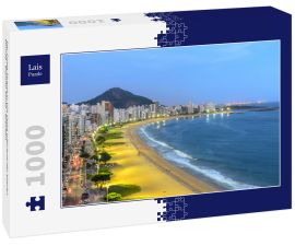 Lais Puzzle - Der Costa Strand in Vila Velha während der blauen Stunde , Espirito Santo , Brasilien - 1.000 Teile