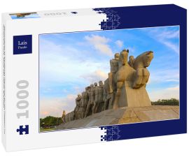 Lais Puzzle - Monumento as Bandeiras (Denkmal für die Flaggen) im Ibirapuera Park, Stadt São Paulo, Brasilien - 1.000 Teile