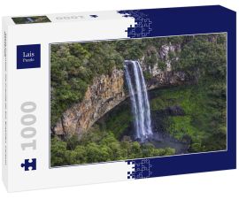 Lais Puzzle - Stadt Gramado, Rio Grande do Sul, Brasilien. Caracol Wasserfall - 1.000 Teile