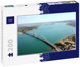 Lais Puzzle - Eine schöne Luftaufnahme der JK-Brücke in Brasilia, Brasilien - 200 Teile