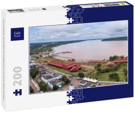 Lais Puzzle - Fluss Madeira, die Straßen im Stadtzentrum von Porto Velho, Brasilien - 200 Teile