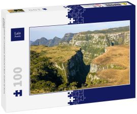 Lais Puzzle - Luftaufnahme der Laranjeiras-Schlucht in Bom Jardim da Serra, Brasilien - 100 Teile