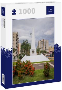 Lais Puzzle - Städtisches Denkmal - Obelisco - Campo Grande Mato Grosso do Sul, Brasilien - 1.000 Teile