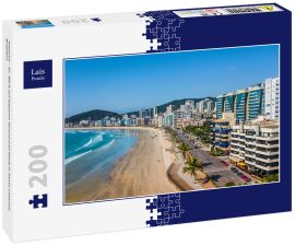 Lais Puzzle - Itapema - SC. Blick auf Itapema Strand und Stadt in Santa Catarina, Brasilien - 200 Teile