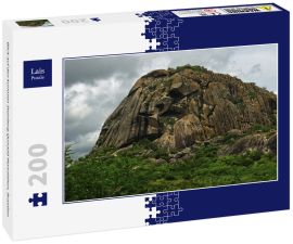 Lais Puzzle - Blick auf den kuriosen Steinberg Quixadá Monolithen, Brasilien - 200 Teile