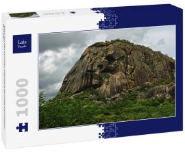 Lais Puzzle - Blick auf den kuriosen Steinberg Quixadá Monolithen, Brasilien - 1.000 Teile