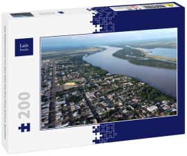 Lais Puzzle - Das Stadtzentrum von Boa Vista mit dem Fluss Branco, Brasilien - 200 Teile