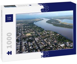 Lais Puzzle - Das Stadtzentrum von Boa Vista mit dem Fluss Branco, Brasilien - 1.000 Teile