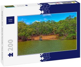 Lais Puzzle - Mangrove, Boot - Delta do Parnaíba - Piauí, Brasilien - 200 Teile