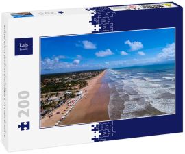 Lais Puzzle - Luftaufnahme des Strandes Refúgio in Aracaju, Brasilien - 200 Teile