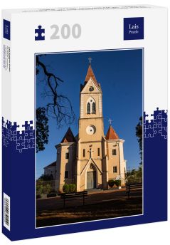Lais Puzzle - Turm einer alten katholischen Kirche in einer Stadt im Landesinneren von Brasilien - São José do Rio Preto - São Paulo - Brasilien - 200 Teile
