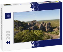 Lais Puzzle - Felsformationen aus Sandstein in der Baixão do Canoas des Nationalparks Serra Vermelha - Serra da Capivara, Brasilien - 200 Teile