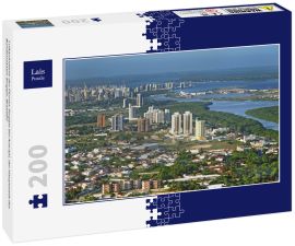 Lais Puzzle - Luftaufnahme des Flusses Sergipe bei Aracajú, der Hauptstadt des Bundesstaates Sergipe, Brasilien - 200 Teile