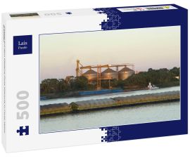 Lais Puzzle - Chatas auf dem Madeira-Fluss Hidrovia in Porto Velho, Brasilien - 500 Teile