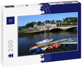 Lais Puzzle - Ein Segelboot auf dem Blavet bei Hennebont (Morbihan), Frankreich - 200 Teile