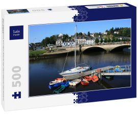 Lais Puzzle - Ein Segelboot auf dem Blavet bei Hennebont (Morbihan), Frankreich - 500 Teile