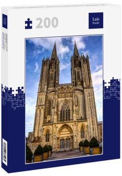 Lais Puzzle - Die Kathedrale von Notre Dame in Coutances - Normandie, Frankreich - 200 Teile