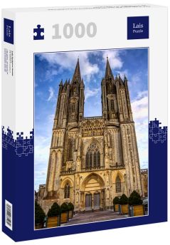 Lais Puzzle - Die Kathedrale von Notre Dame in Coutances - Normandie, Frankreich - 1.000 Teile