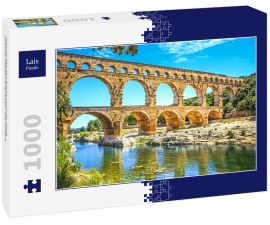 Lais Puzzle - Römisches Aquädukt Pont du Gard, Unesco-Stätte.Languedoc, Frankreich - 1.000 Teile