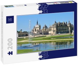 Lais Puzzle - Picardie, das malerische Schloss von Chantilly in Oise, Frankreich - 200 Teile