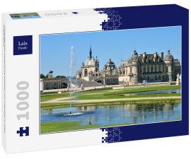 Lais Puzzle - Picardie, das malerische Schloss von Chantilly in Oise, Frankreich - 1.000 Teile